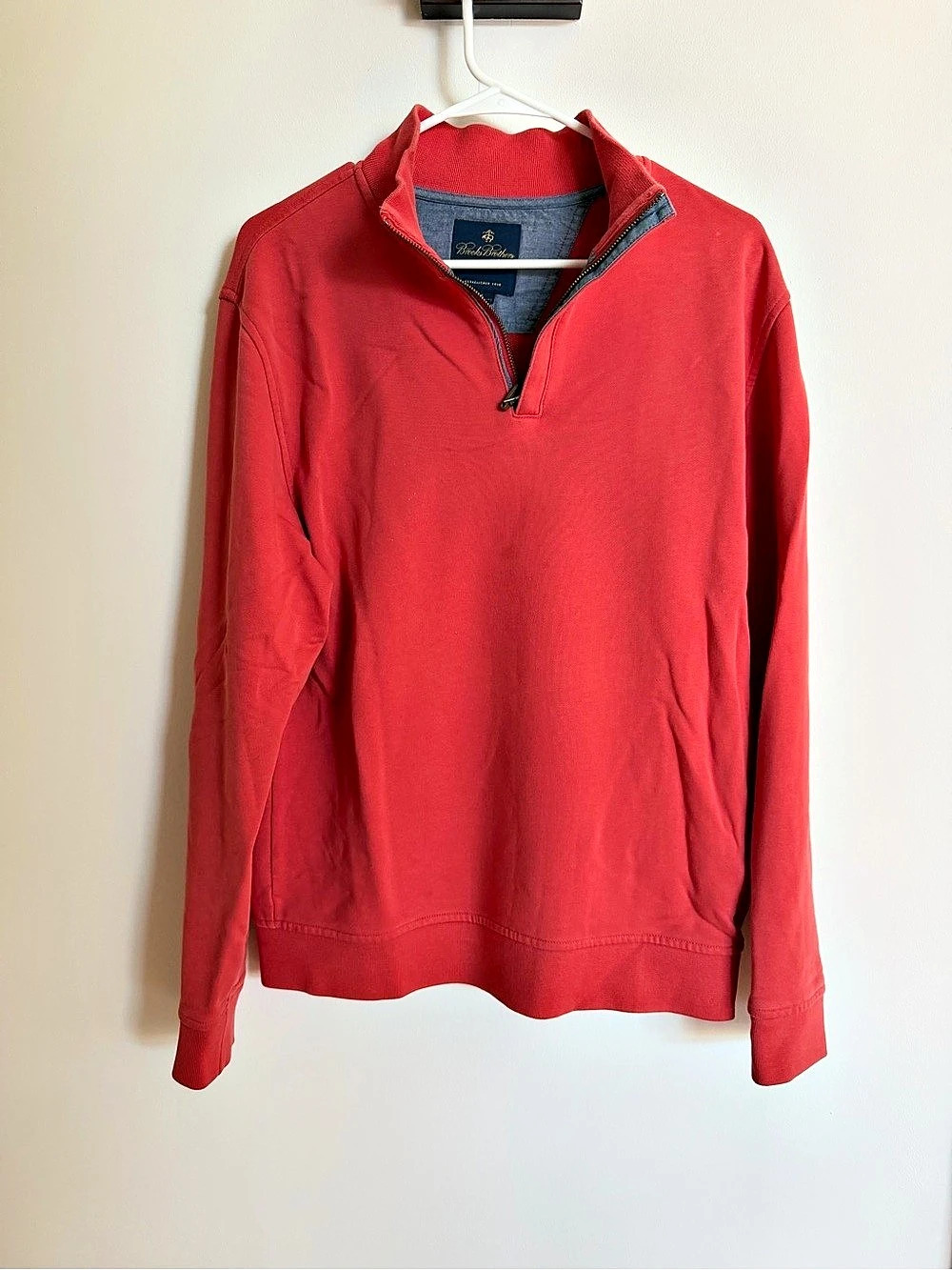 Brooks Brothers Red Quarter-Zip Pullover